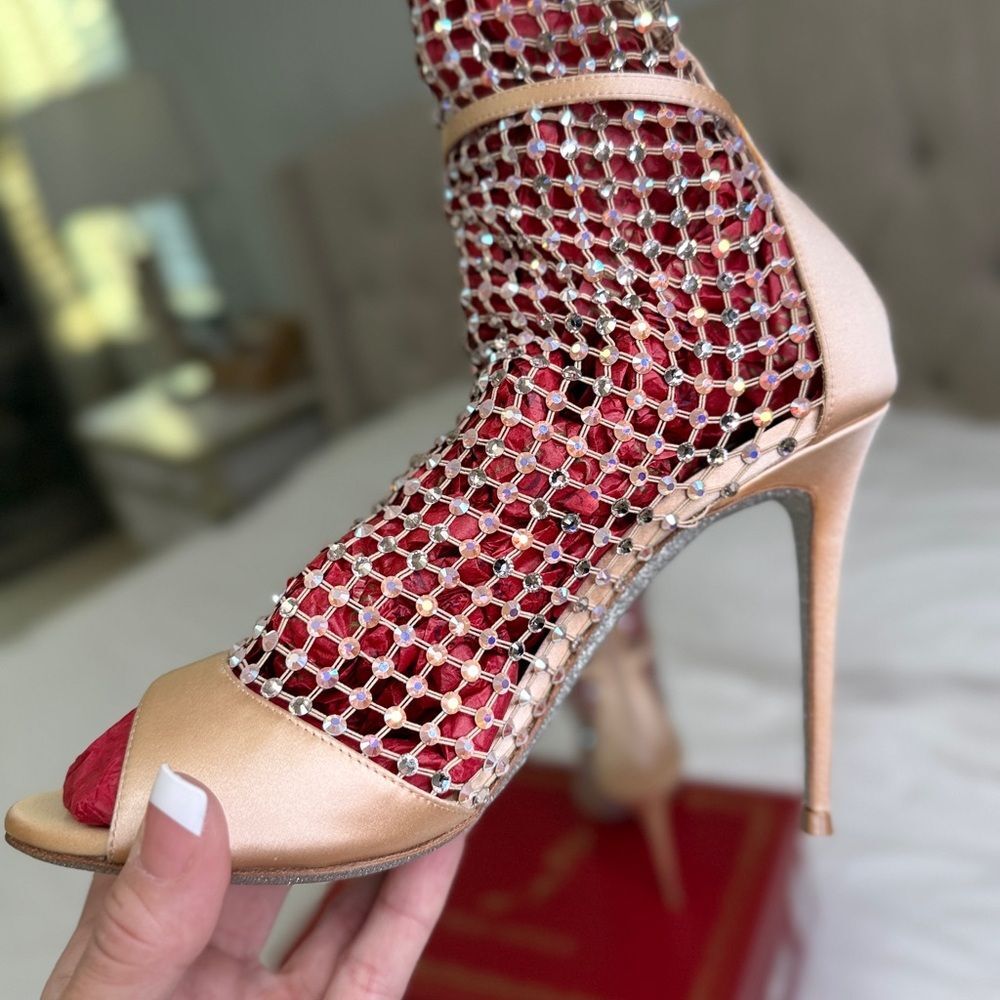 NEW René Caovilla Galaxia Sandals (Heels) Size 8 - Picture 7 of 9